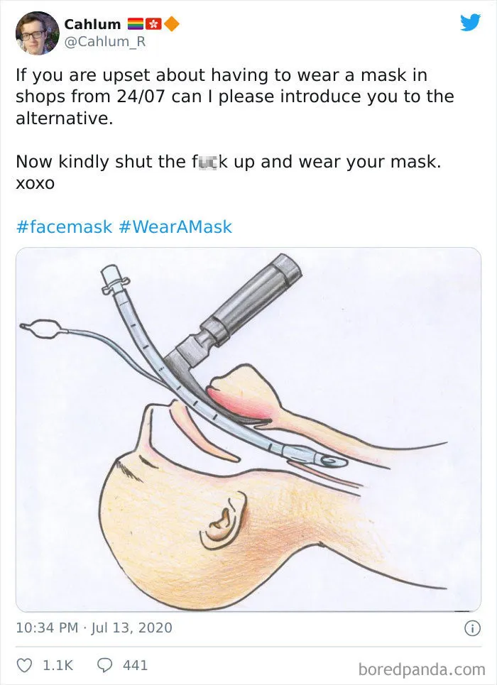 30 People Shame Those Who Refuse To Wear A Mask Due To Their Own Stupid Reasons
