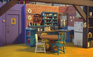 I Built A Tiny Model Of Monica’s Kitchen From “Friends” (11 Pics)