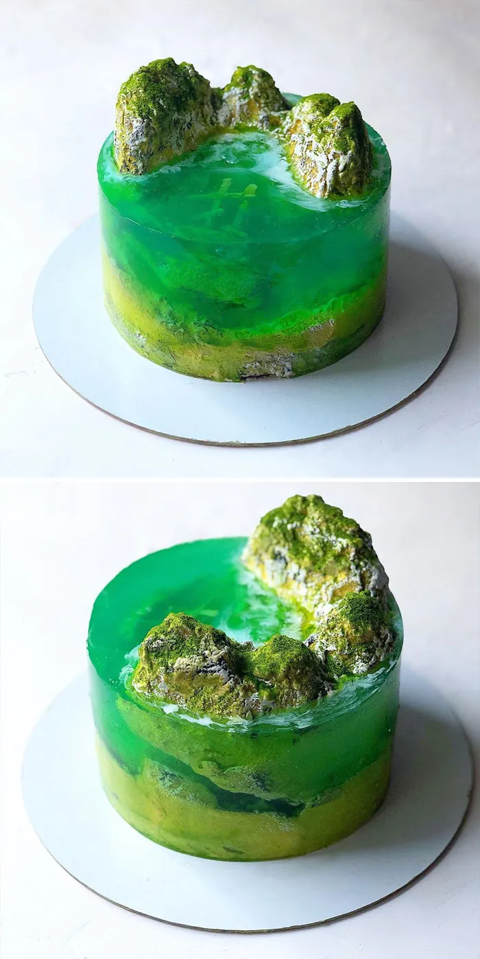 Bakers Are Topping Each Other By Creating Cakes That Look Like Paradise Islands (30 Pics)