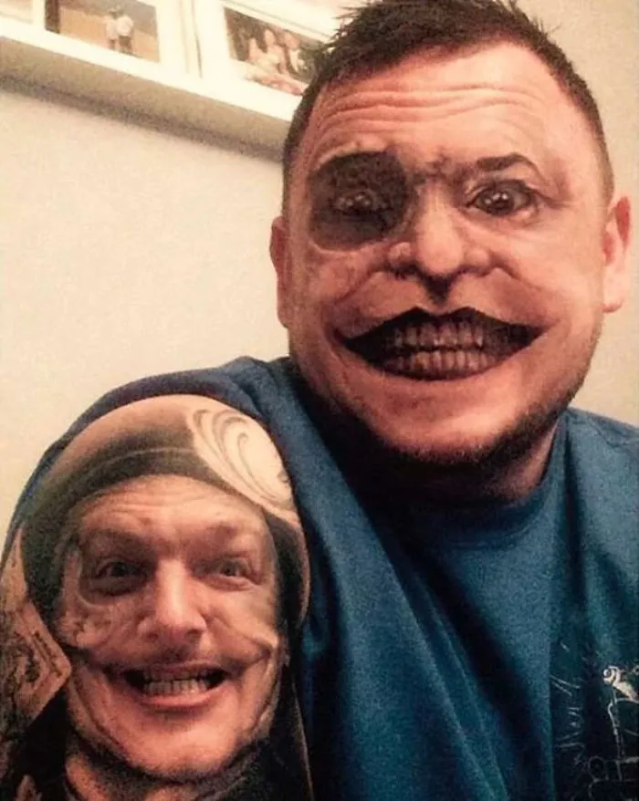 People Are Face Swapping Tattoos On Their Body, And Here Are 30 Unsettling Results