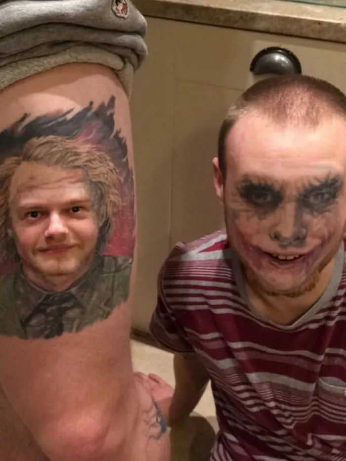People Are Face Swapping Tattoos On Their Body, And Here Are 30 Unsettling Results
