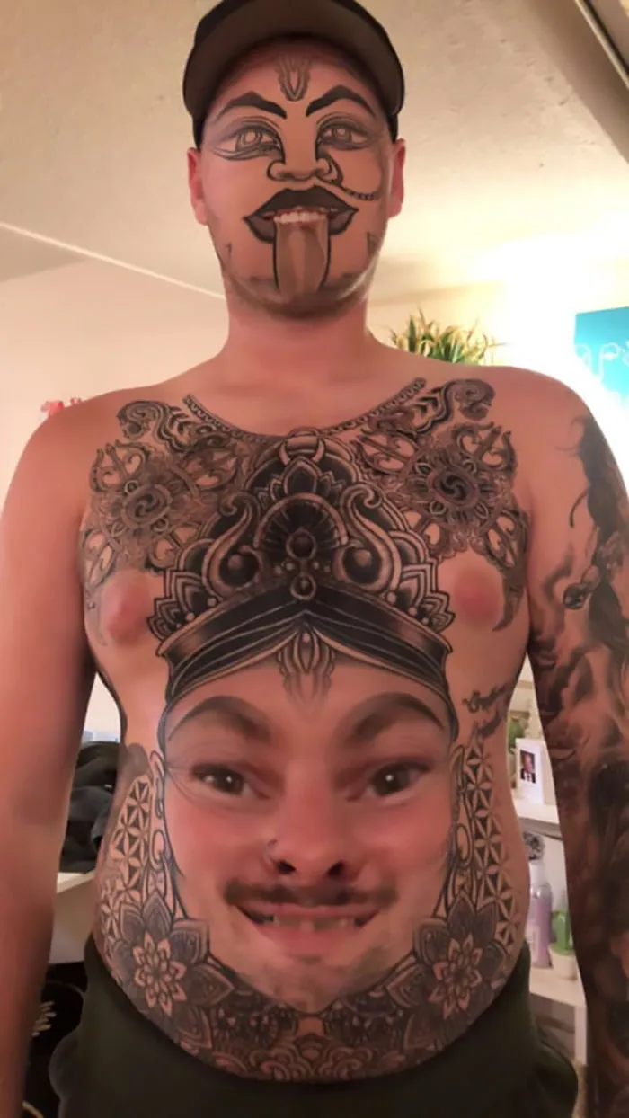 People Are Face Swapping Tattoos On Their Body, And Here Are 30 Unsettling Results