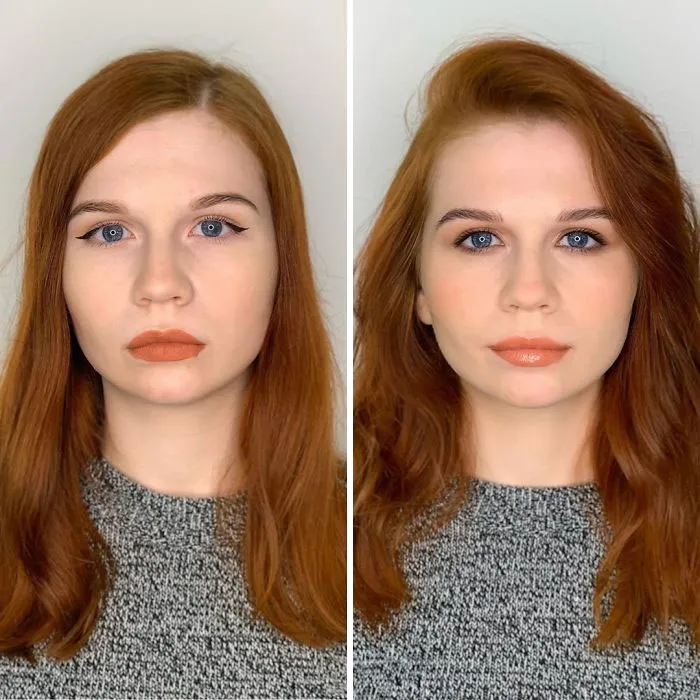 Cómo se maquillan las propias mujeres VS cómo lo hace un profesional (30 fotos)