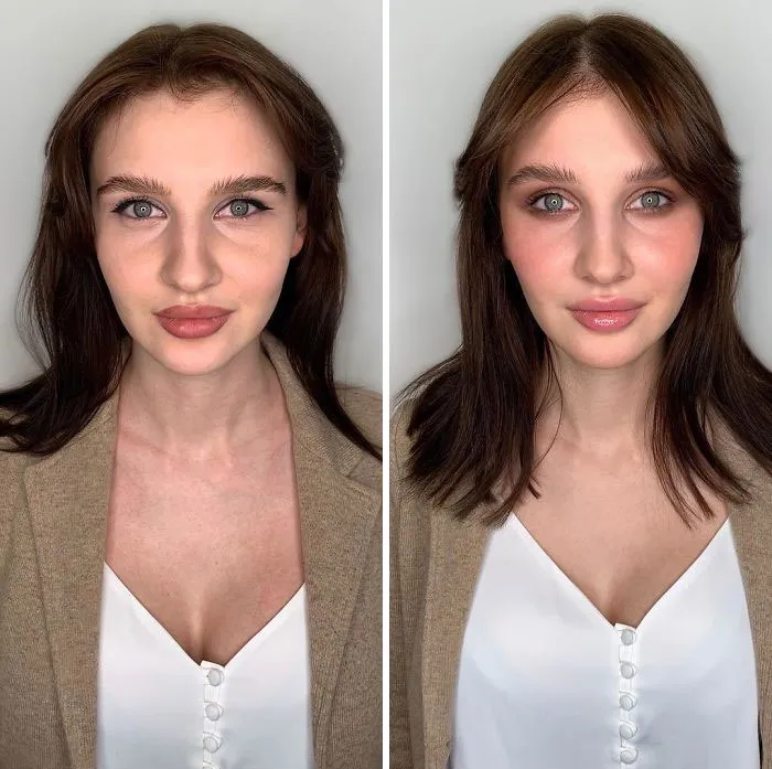 Cómo se maquillan las propias mujeres VS cómo lo hace un profesional (30 fotos)