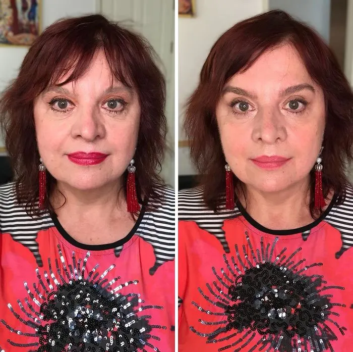 Cómo se maquillan las propias mujeres VS cómo lo hace un profesional (30 fotos)