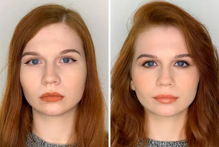 Cómo se maquillan las propias mujeres VS cómo lo hace un profesional (30 fotos)