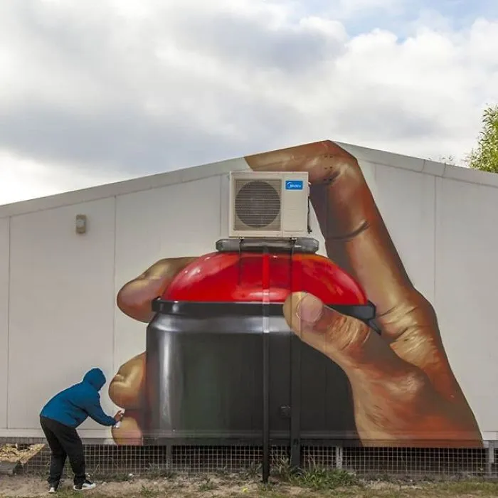'Falko One' From South Africa Makes Non-Intrusive Graffiti That Interacts With Its Surroundings (40 Pics)