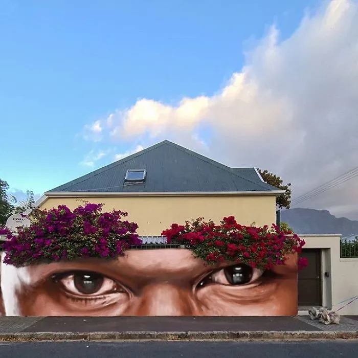'Falko One' From South Africa Makes Non-Intrusive Graffiti That Interacts With Its Surroundings (40 Pics)