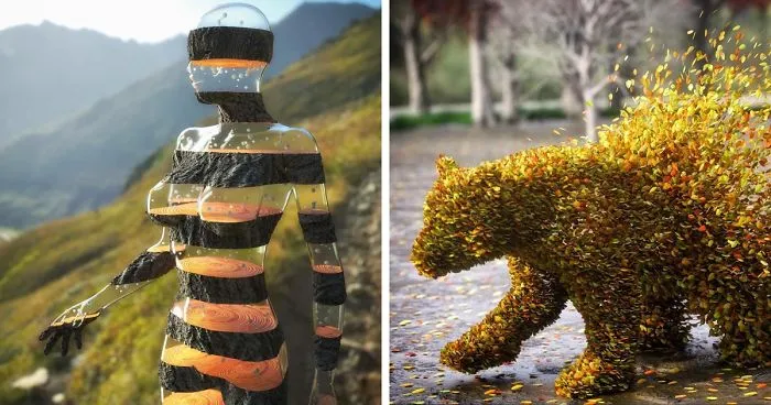 86 Bizarre Surrealistic 3D Human Sculptures By Marcus Conge