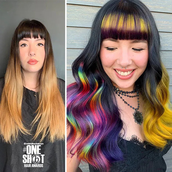 30 Photos Show How People Look Before And After Their Hair Transformation