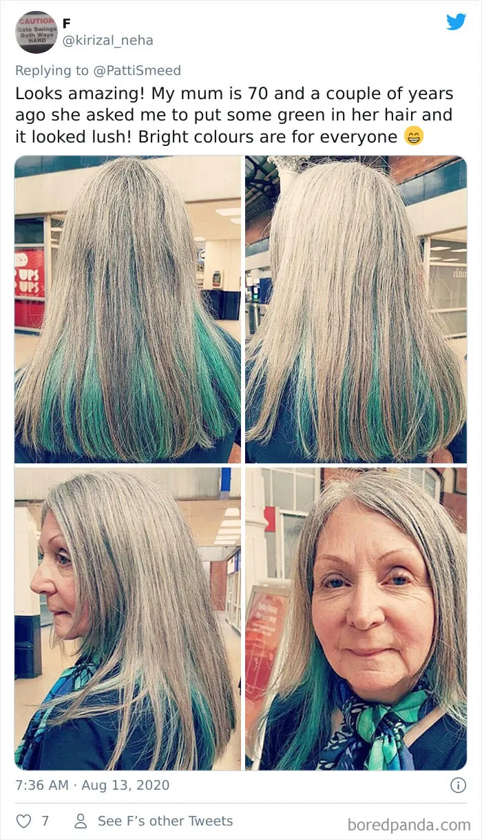 Older People Are Sharing Their Brave Hairstyles, And They Look Great (30 Pics)
