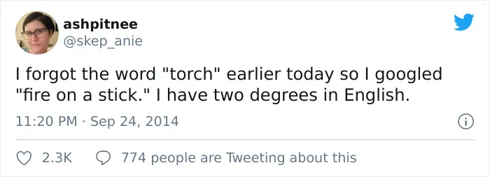 30 Times People Hilariously Worked Their Way Around Forgetting Or Not Knowing Particular English Words