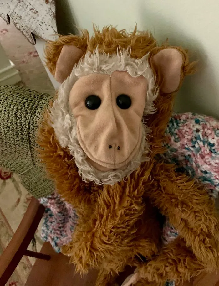Goo, My Monkey Puppet, Used To Hide With Me When It Was Time To Hide. We’ve Been Together Nearly 40 Years