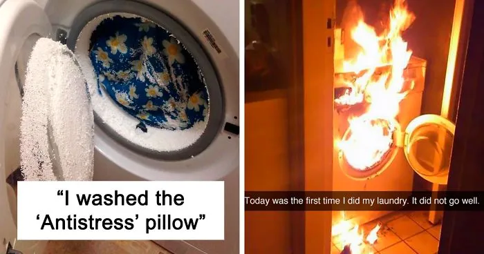 50 Times People Did Their Laundry With Disastrous Or Funny Results