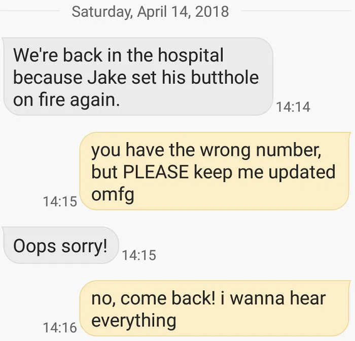 40 Wrong Number Texts So Funny, People Just Had To Share Screenshots