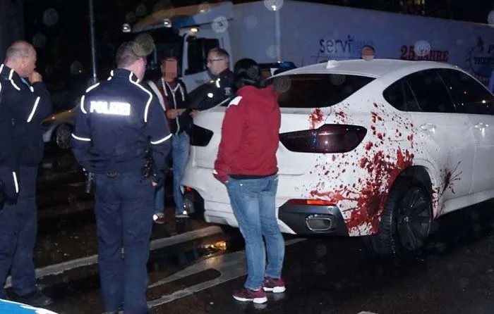 What Could Go Wrong If You Have A Giant Blood Sticker On The Car