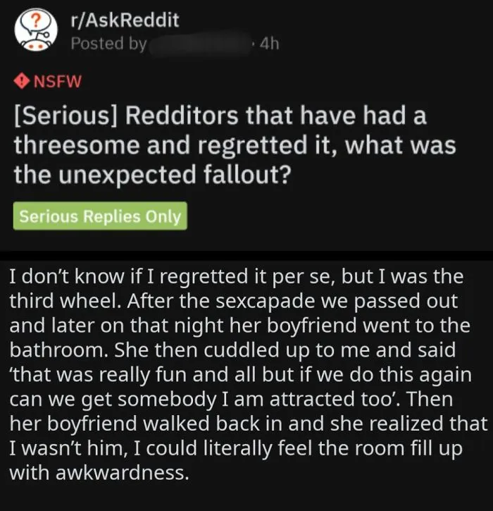 From Awkward To Sad Real Fast