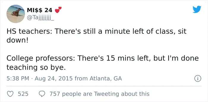 People Are Pointing Out How Hilariously Different High School Teachers And College Professors Are (30 Pics)
