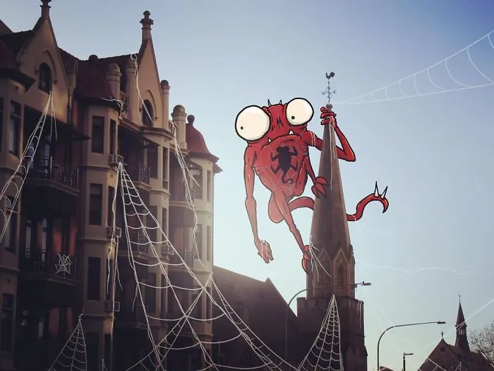 Artist Makes Fun Images That Show What Life With Monsters Would Be Like (98 New Pics)