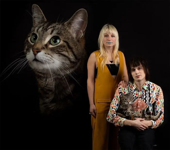 Photographer Takes Hilarious Double Exposure Portraits Of Pets And Their Owners (35 Pics)
