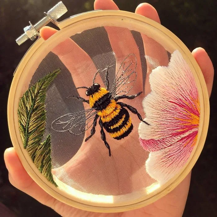 Artist Combines Her Love Of Color And Embroidery To Hand-Stitch Beautiful Landscapes (30 Pics)