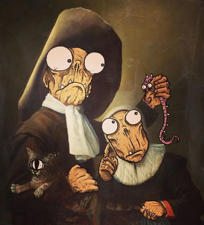 Artist Makes Fun Images That Show What Life With Monsters Would Be Like (98 New Pics)