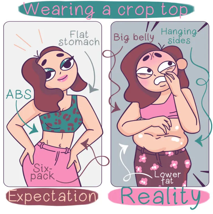 My 30 Comics About Ironic And Funny Situations Girls Live Through During Summer