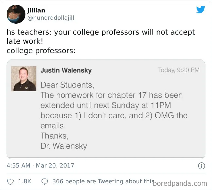 People Are Pointing Out How Hilariously Different High School Teachers And College Professors Are (30 Pics)