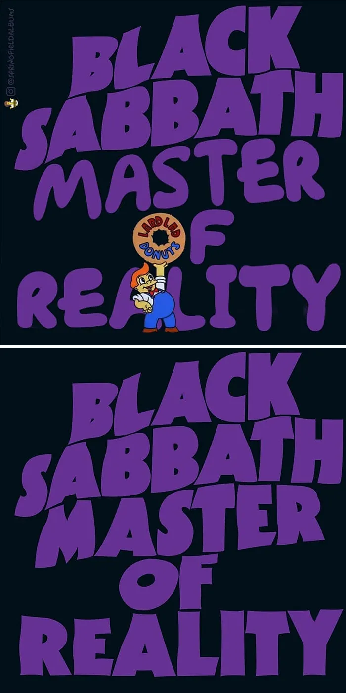 Someone Recreates 65 Metal Album Covers With Characters From The Simpsons And It's Hilariously Accurate