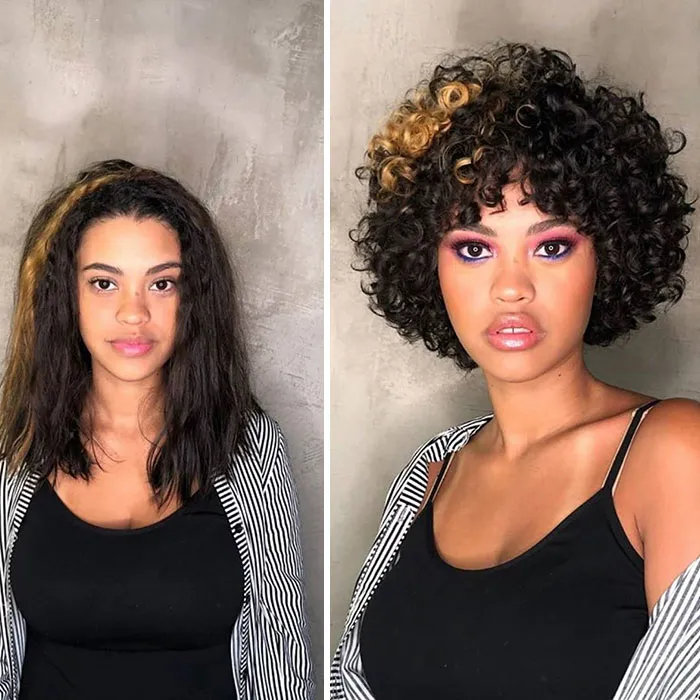 30 Photos Show How People Look Before And After Their Hair Transformation