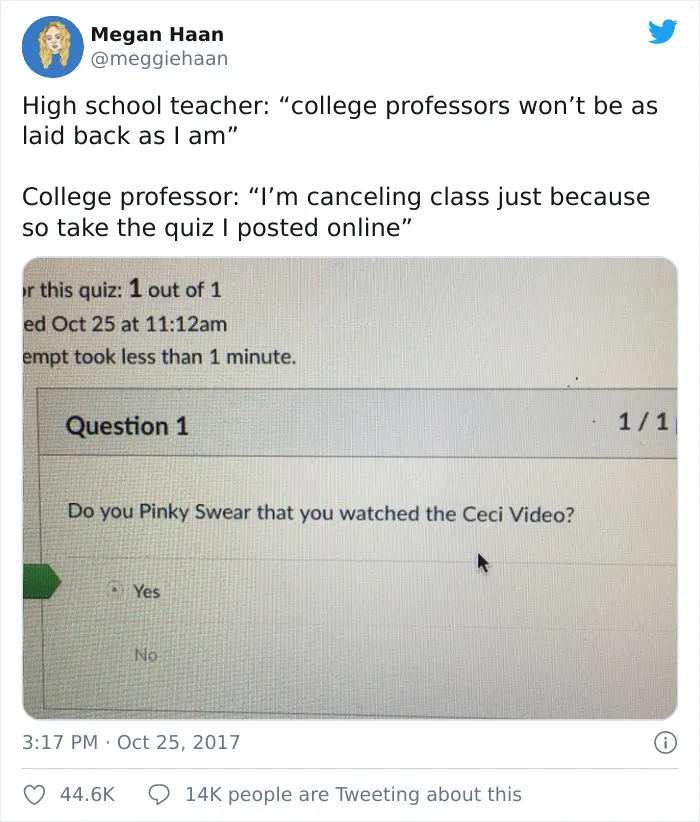 People Are Pointing Out How Hilariously Different High School Teachers And College Professors Are (30 Pics)