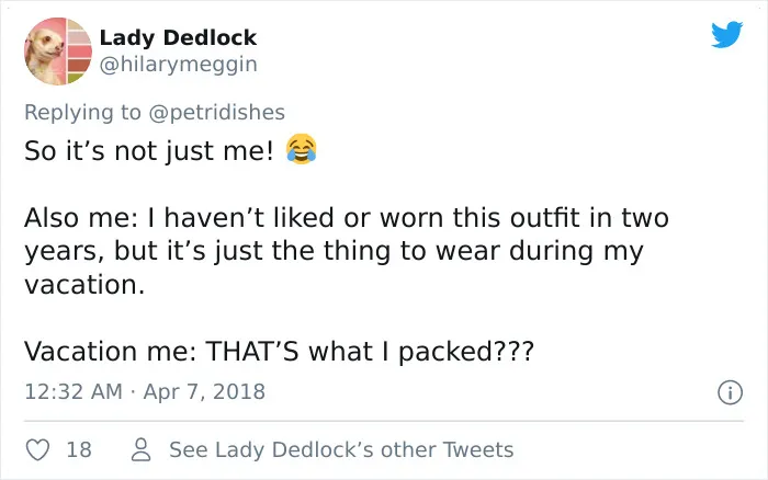 30 Funny Tweets By Chronic Overpackers