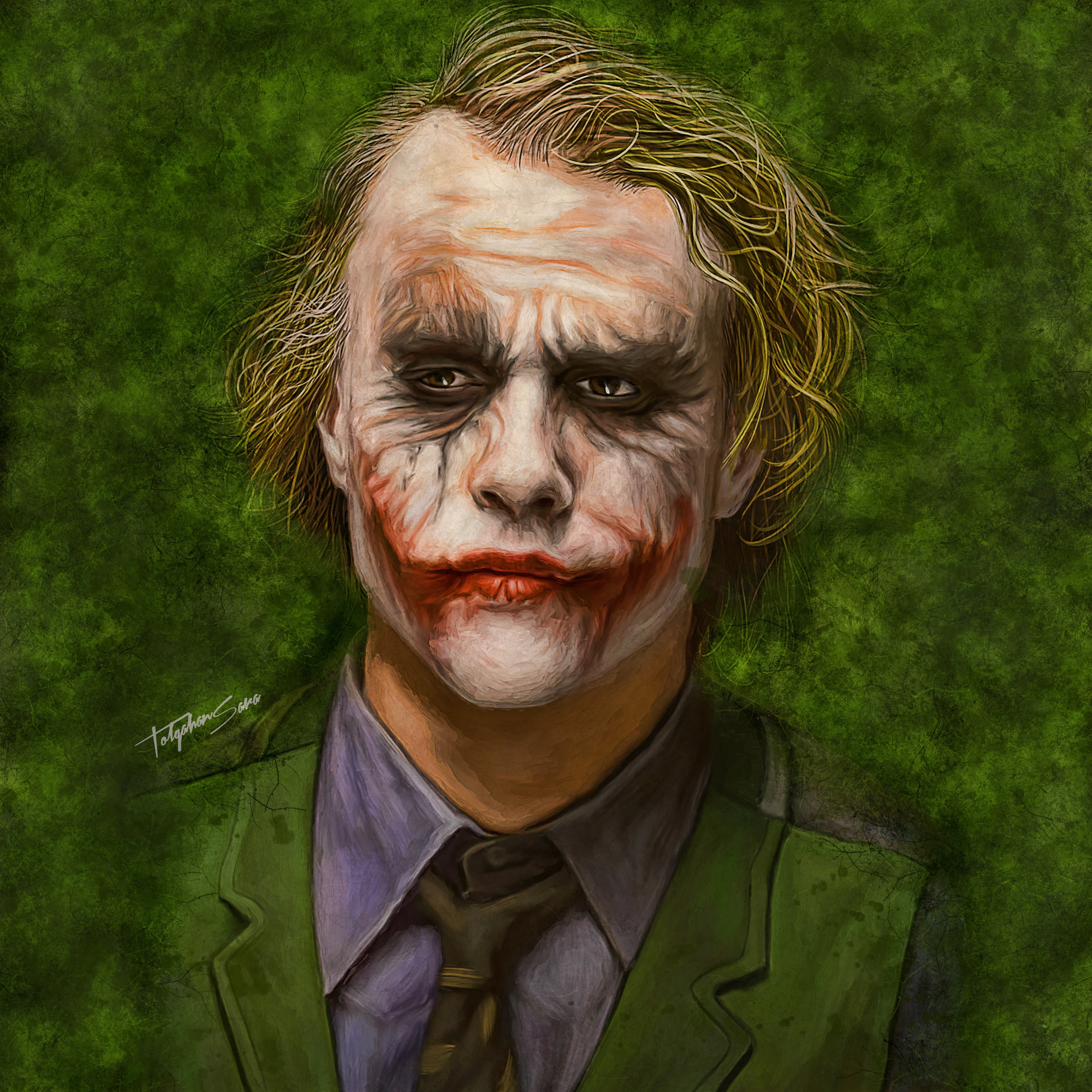 Heath Ledger - Joker ( Batman Dark Knight )