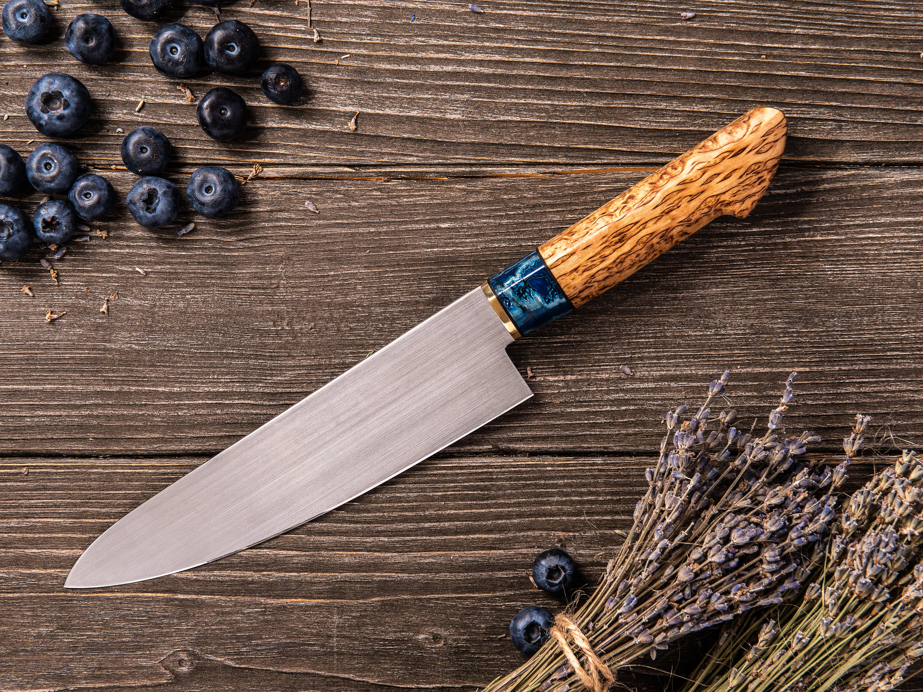 Russian Craftsman Creates Knives Using Buckwheat And Mammoth Teeth (12 Pics)