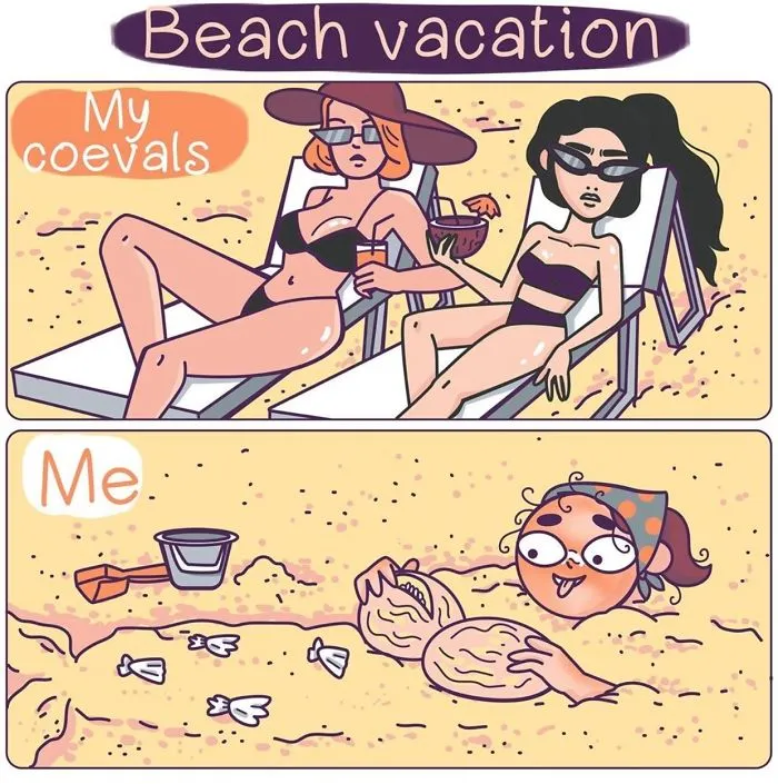 My 30 Comics About Ironic And Funny Situations Girls Live Through During Summer