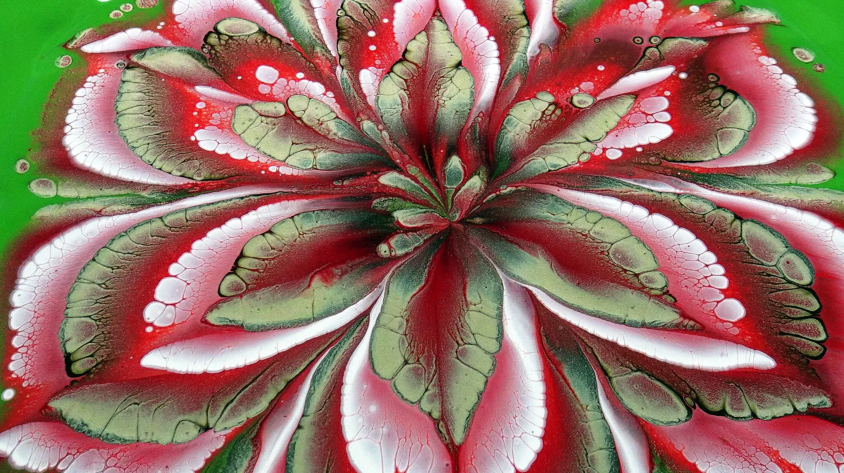Amazing Acrylic Pour Flower Painting ~ Cup Bottom Reverse Flower Dip ~ Must See!!!