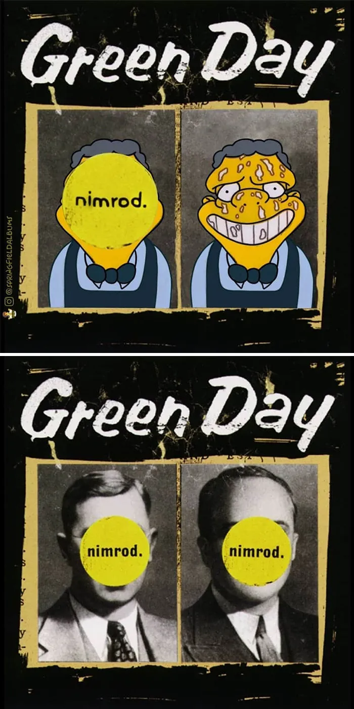 Someone Recreates 65 Metal Album Covers With Characters From The Simpsons And It's Hilariously Accurate