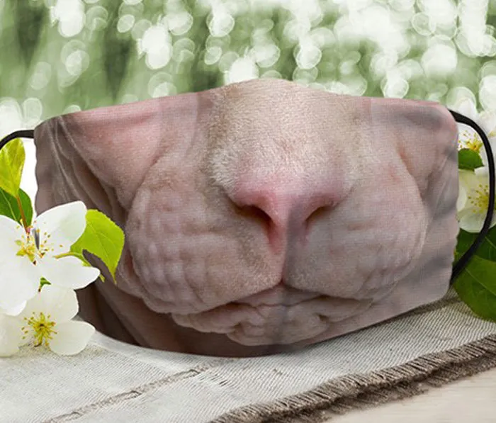 Face Masks With Cat Designs Exist And They Look Either Creepy, Hilarious Or Both (30 Pics)