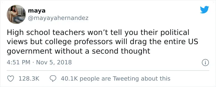 People Are Pointing Out How Hilariously Different High School Teachers And College Professors Are (30 Pics)