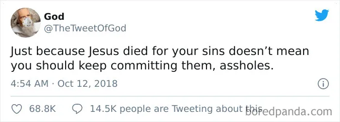 30 Of The Most Savage Things God Has Said On Twitter