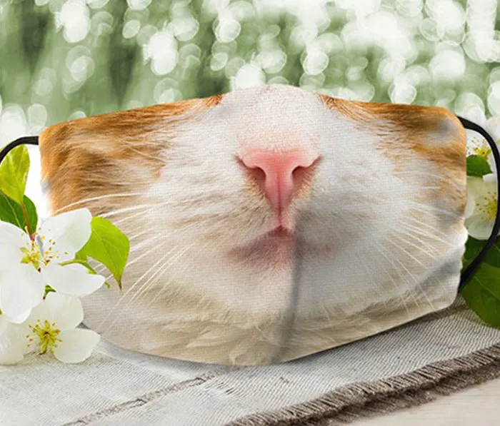 Face Masks With Cat Designs Exist And They Look Either Creepy, Hilarious Or Both (30 Pics)