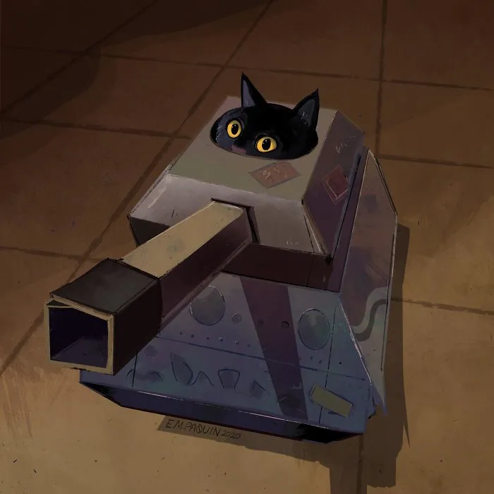 Artist Wants To Adopt A Cat So Bad, She Signs Up For A 100-Day Cat Meme Drawing Challenge