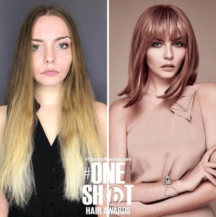 30 Photos Show How People Look Before And After Their Hair Transformation