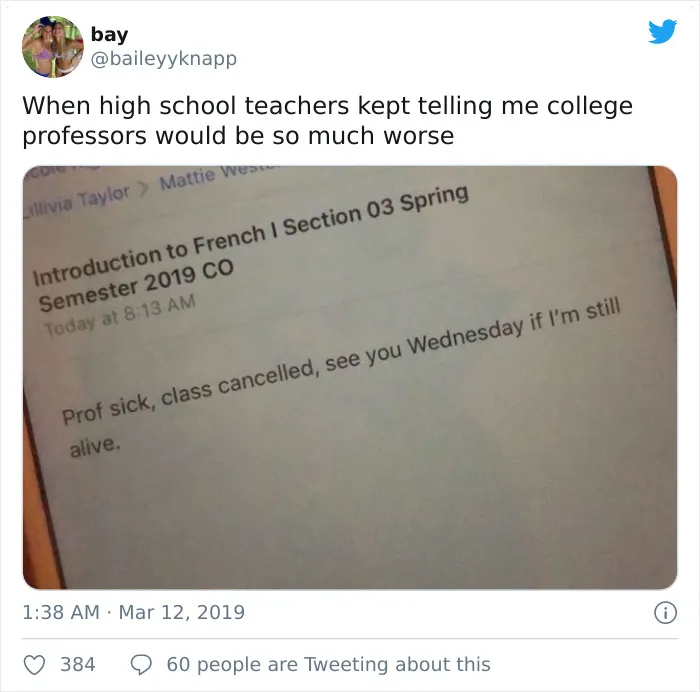 People Are Pointing Out How Hilariously Different High School Teachers And College Professors Are (30 Pics)