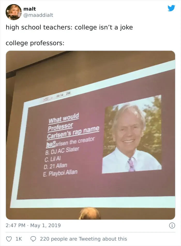 People Are Pointing Out How Hilariously Different High School Teachers And College Professors Are (30 Pics)