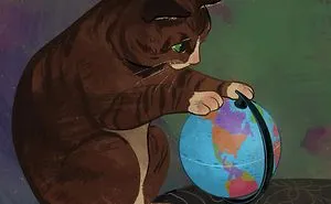 Artist Wants To Adopt A Cat So Bad, She Signs Up For A 100-Day Cat Meme Drawing Challenge