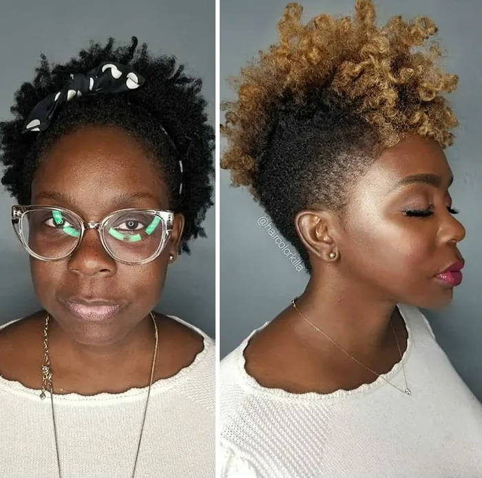 30 Photos Show How People Look Before And After Their Hair Transformation