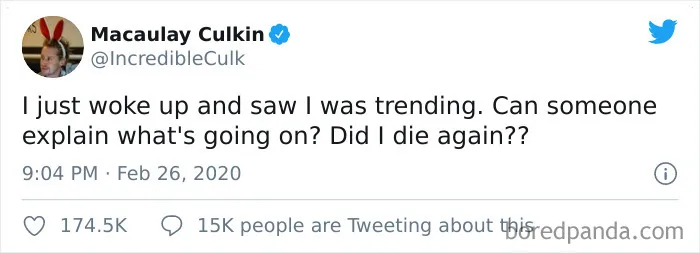 Macaulay Culkin Might Be One Of The Funniest People On Twitter, And Here Are 30 Of His Tweets To Prove It