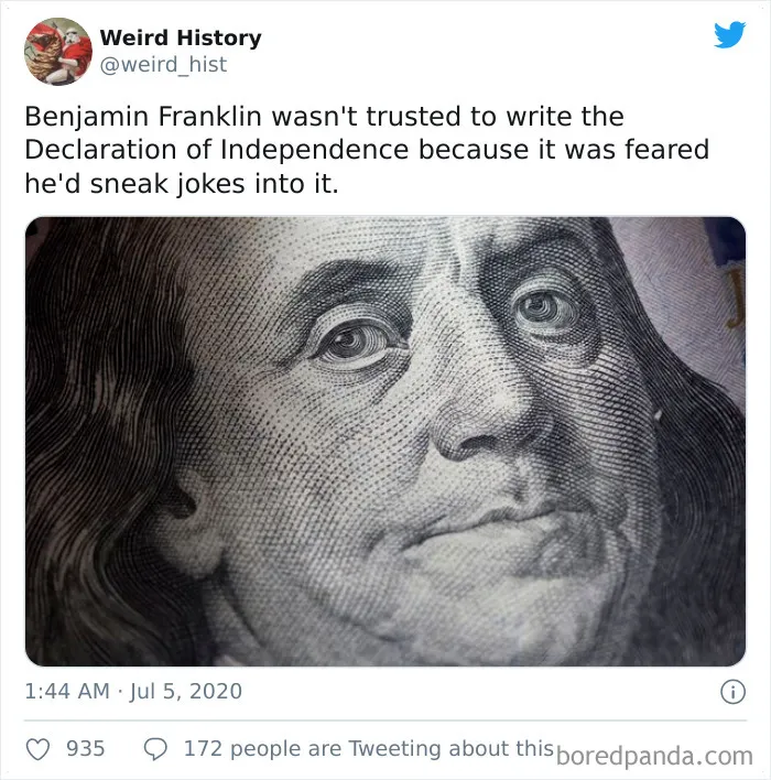 'Weird History' Is An Account That Shares Interesting, Odd, And Funny Things That Happened Throughout History