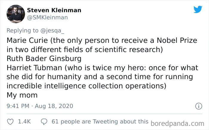 Woman Asks Twitter If Men Have Female Heroes, And They Open Up About Who They Admire
